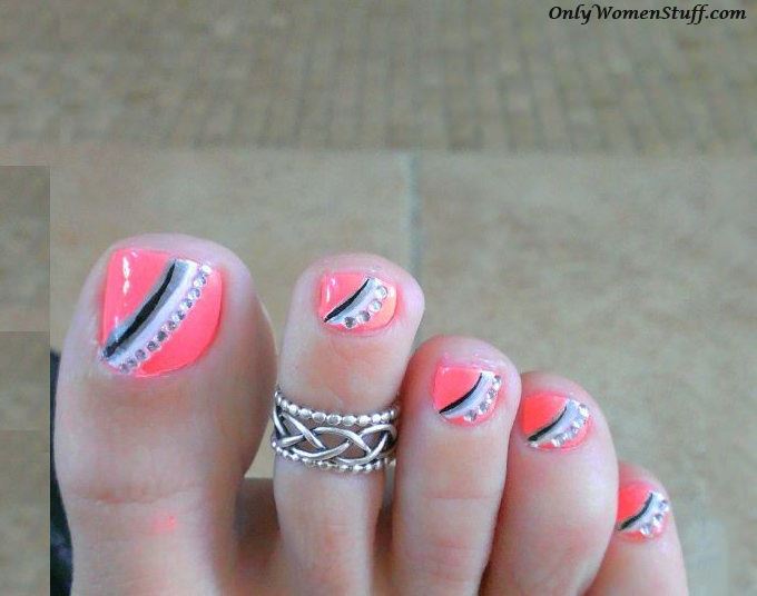 15 Cute Toe Nail Designs Ideas Easy Toenail Art