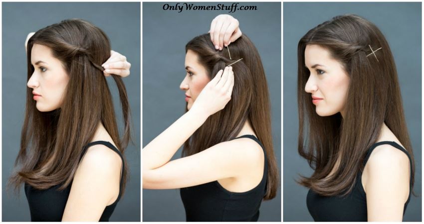Easy and simple hairstyles, cute hairstyles, simple hairdos, easy hairstyles, beautiful hairstyles, latest hairstyles images, new hairstyles images, step by step hairstyle images, hairstyle tutorials.