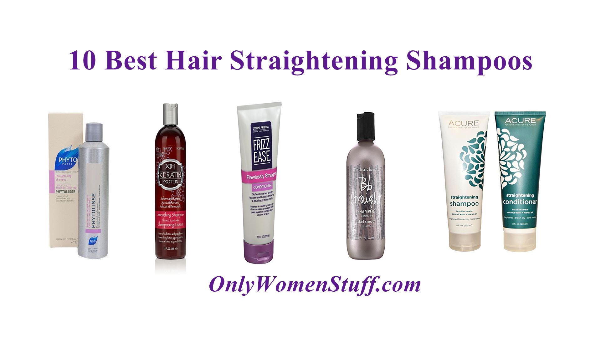 10 Best Hair Straightening Shampoos for Curly & Rough Hair