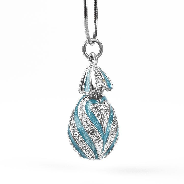 Faberge Egg Designer Jewelry and Necklace