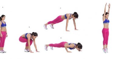 burprees Workout for busy mom, exercise for women at home, easy exercise to do at home for women and mom